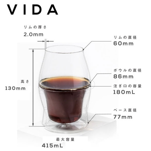 AVENSI コーヒーグラス 3種セット
