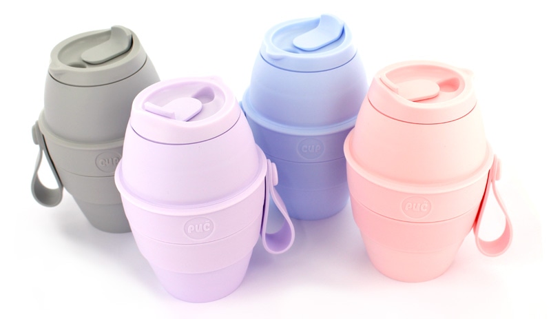 韓国からやってきた分解できるシリコン製折り畳みタンブラー<br>PUCCUP(プッコップ)