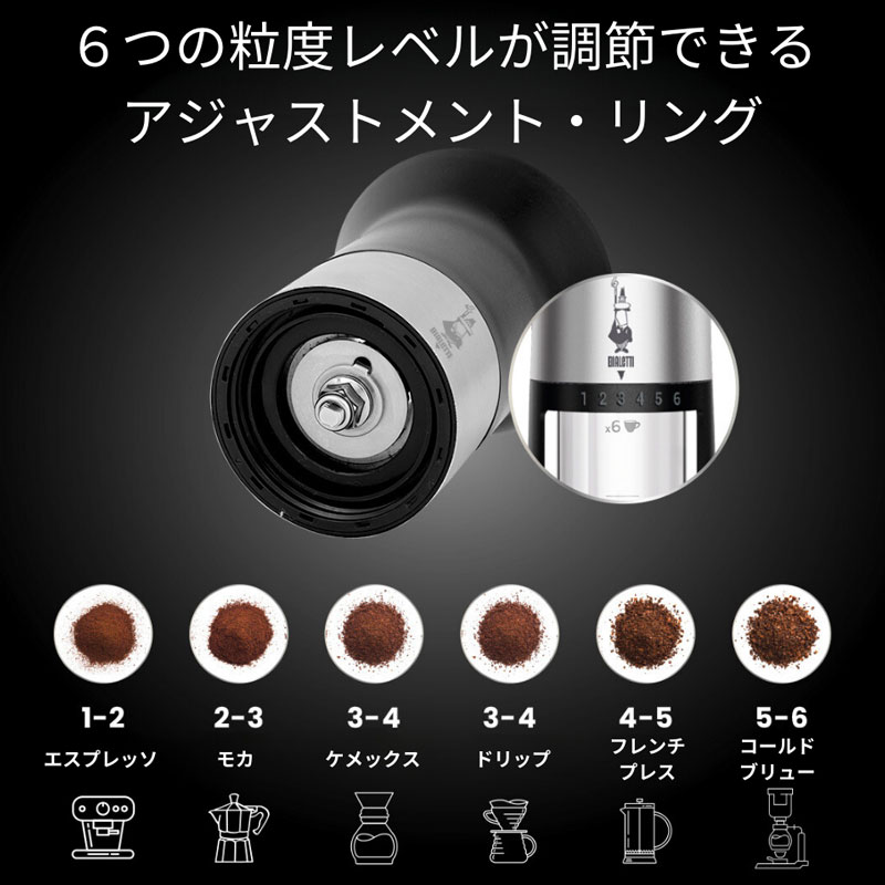 ビアレッティ コーヒーグラインダー マチーナ カフェ
