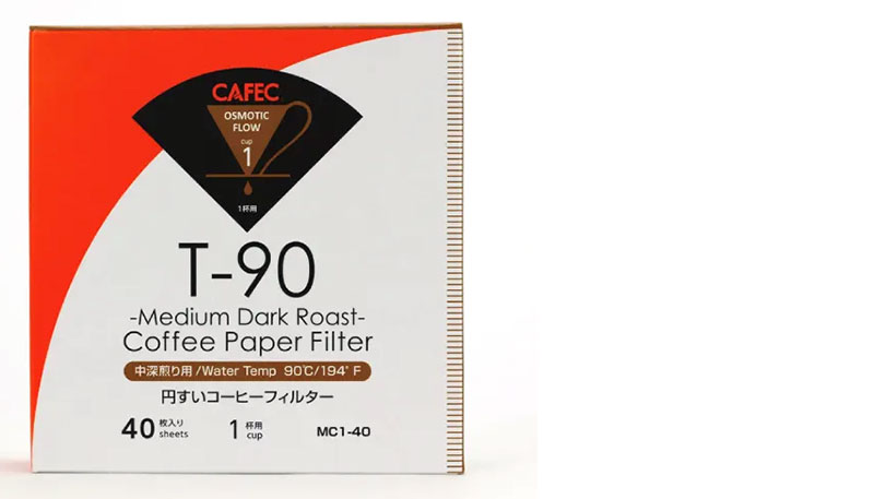 三洋 CAFEC 円すい 中深煎り用 コーヒーフィルター