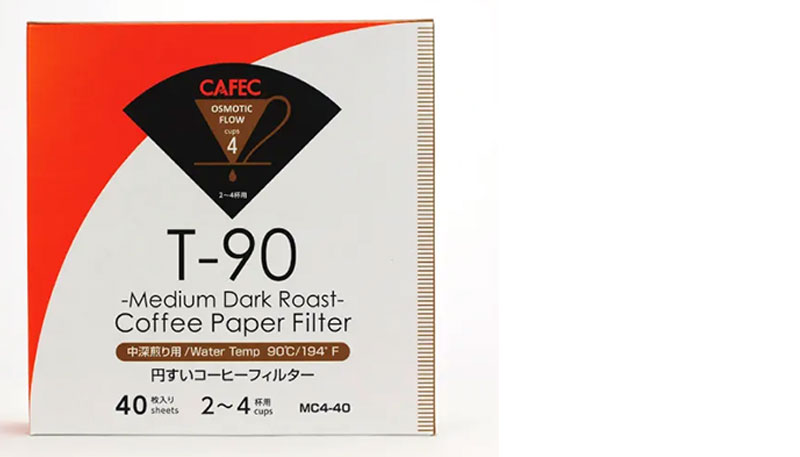 三洋 CAFEC 円すい 中深煎り用 コーヒーフィルター