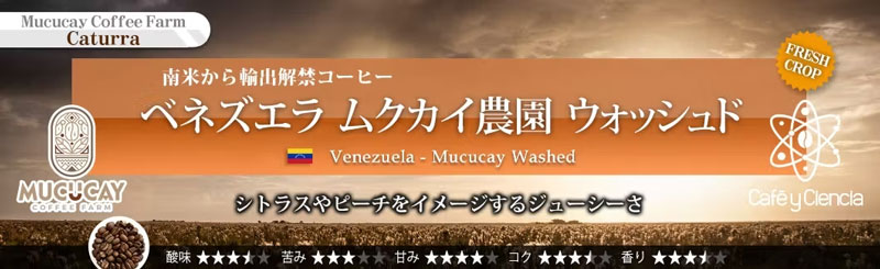 ベネズエラ ムクカイ農園 ウォッシュド