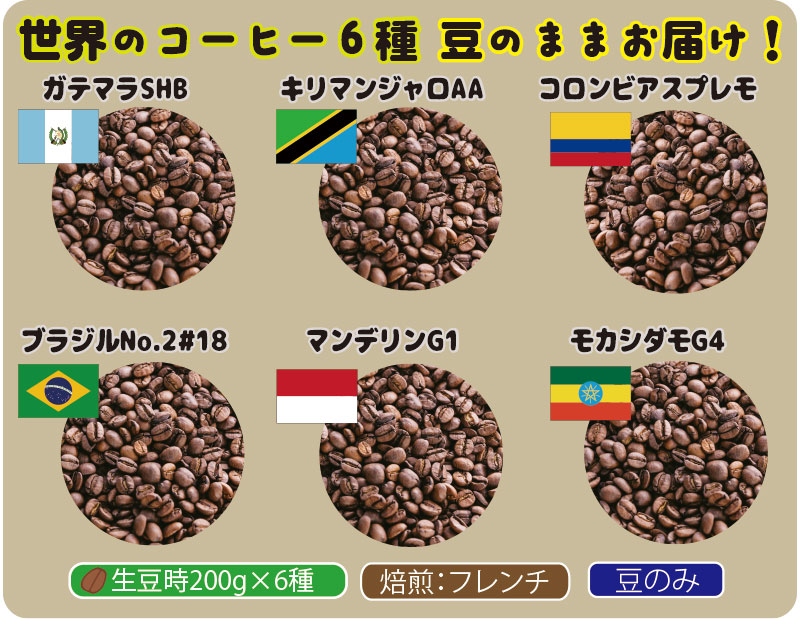 ���E�̃R�[�q�[�� 6��Z�b�g