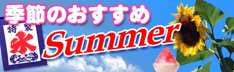 季節のおすすめ(夏)