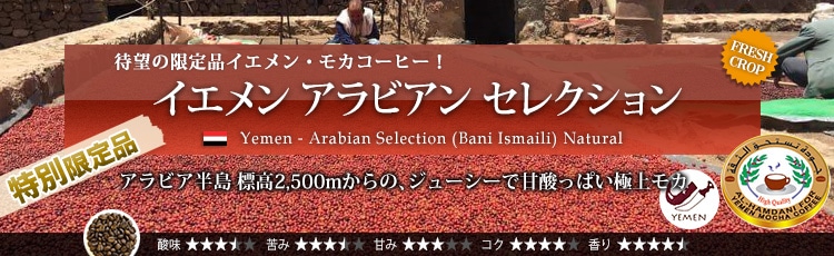 イエメン アラビアン セレクション - Yemen Arabian Selection (Bani Ismaili) Natural