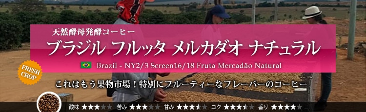 ブラジル フルッタ メルカダオ ナチュラル - Brazil Fruta Mercadao SC-16/18 Natural