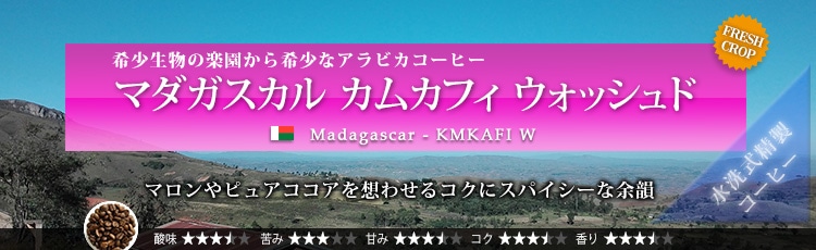 マダガスカル カムカフィ ウォッシュド - Madagascar KMKAFI W