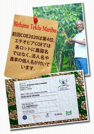 エチオピア COE2021 ビルハヌ テクル マリボについて