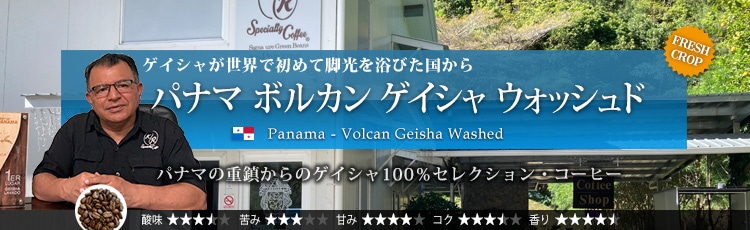 パナマ ボルカンバル ゲイシャ ウォッシュド - Panama Volcan Geisha Washed