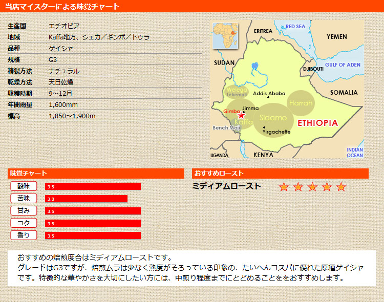 ���X�}�C�X�^�[�ɂ�閡�o�`���[�g �G�`�I�s�A �J�b�t�@G3 �Q�C�V�� �i�`������