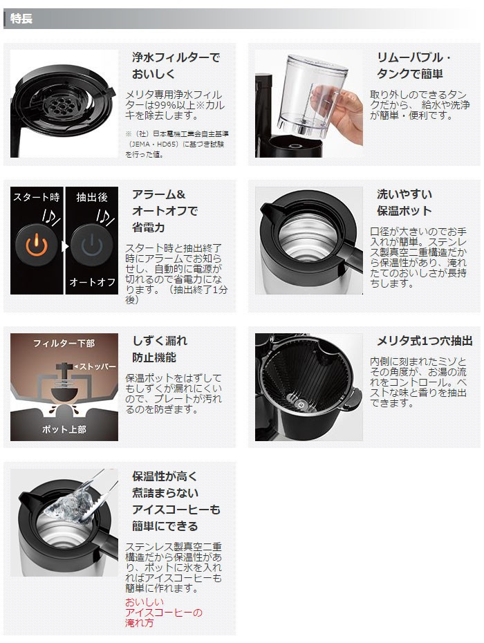 メリタ Allfi オルフィ ブラック Skt52 1 B メリタ Allfi オルフィ ブラック Skt52 1 B