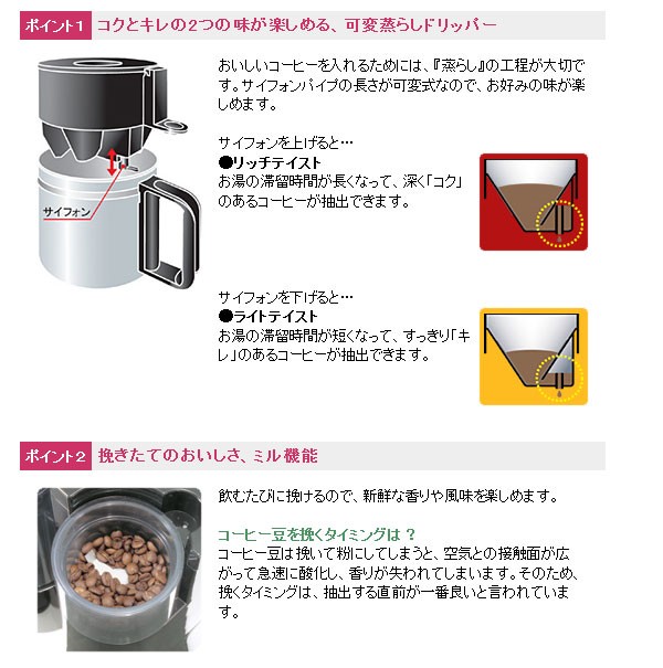 TOSHIBA東芝ミル付きコーヒーメーカーHCD-L50MK