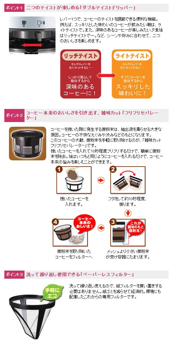 TOSHIBA東芝コーヒーメーカーHCD-6MJK