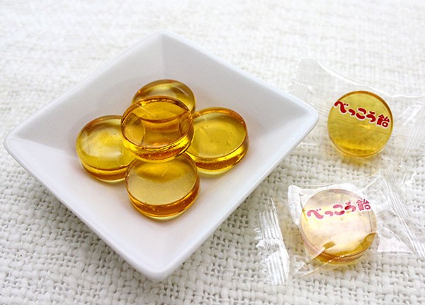 昔ながらのやさしい甘さ、べっこう飴